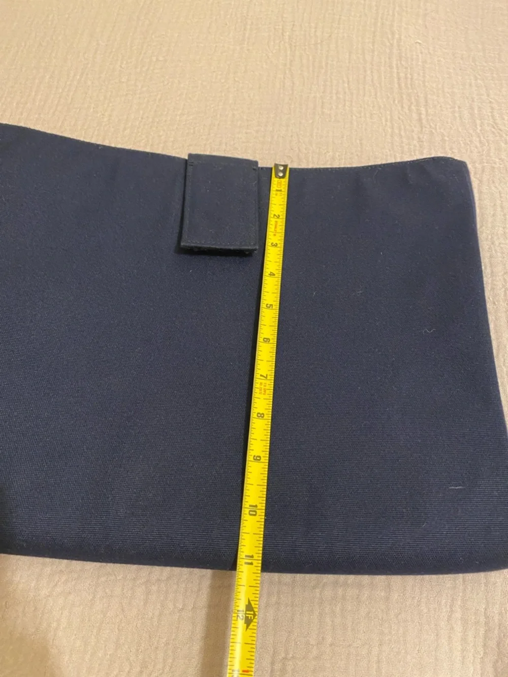 Jack Spade Navy & Bright Orange Laptop pouch / case.